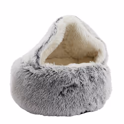 Ancol Plush Cove Pet Bed Soft Machine Washable Warm Non Slip Base Dog Puppy Cat Cushion