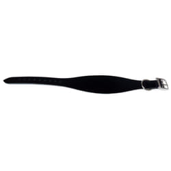 Heritage Leather Greyhound Collar Black 35-48cm Sz 4-5