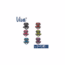Viva Padded Harness Black XL 70-98cm