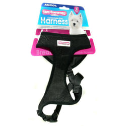 Comfort Mesh Dog Harness Black Medium 44-57cm