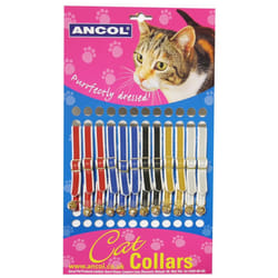 Safety Buckle Cat Collar Reflective Assorted (Pack of 12)