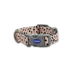 Ancol Dalmatian Patterned Round Dog Collar Secure Fit Soft Comfortable Stylish Pet Puppy Leash Small