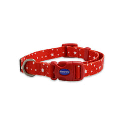 Ancol Star Patterned Round Dog Collar Secure Fit Soft Comfortable Stylish Pet Puppy Leash Medium
