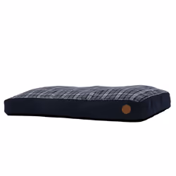 Ancol Blue and Grey Tartan Dog Mattress Soft Comfortable Machine Washable Pet Puppy Bed 100x70cm