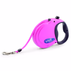Viva Extendable Lead Tape Small Raspberry 20kg-5m