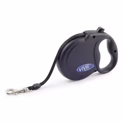 Viva Extendable Lead Tape Medium Black 30kg-5m