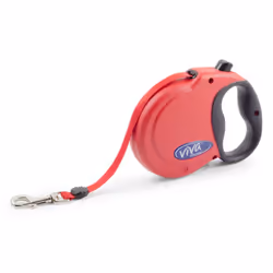 Viva Extendable Lead Tape Medium Red 30kg-5m