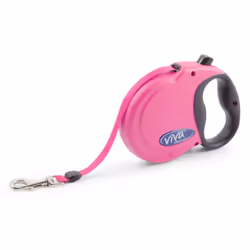 Viva Extendable Lead Tape Medium Raspberry 30kg-5m