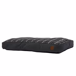 Ancol Black and Grey Tartan Dog Mattress Soft Comfortable Machine Washable Pet Puppy Bed 100x70cm