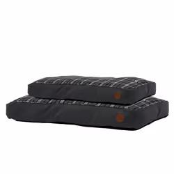 Ancol Black and Grey Tartan Dog Mattress Soft Comfortable Machine Washable Pet Puppy Bed 100x70cm