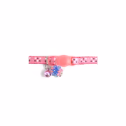 Safety Buckle Kitten Collar Luxury Jewel Pink (Pack of 3)