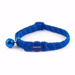 Safety Elastic Cat Collar Softweave Blue