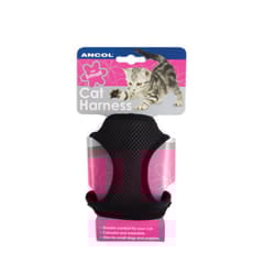 Soft Harness & Lead Black Small