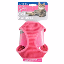 Soft Harness & Lead Pink Lge