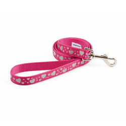 Fashion Nylon Lead Pink Reflective Hearts 19mm X1m