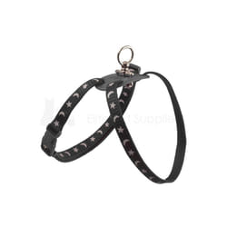 Nylon Harness Figure 8 Moon & Stars Black