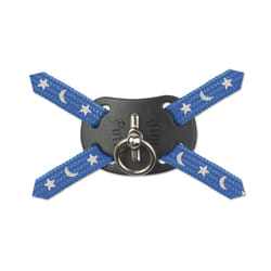 Nylon Harness Figure 8 Moon & Stars Blue