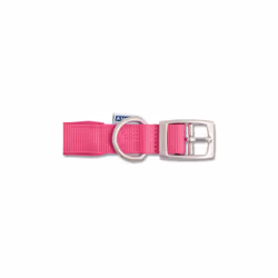 Heritage Nylon Padded Collar Raspberry 25mm X45-54cm Sz 6