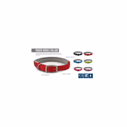 Padded Viva Collar with Buckle Blue 45-54 cm Size 6 L