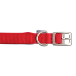 Heritage Nylon Padded Collar Red 25mm X50-59cm Sz 7