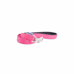 Heritage Nylon Padded Lead Raspberry 25mm X1.8m