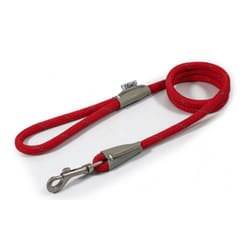 Ancol Viva Rope Reflective Snap Lead - Red, 107 x 1cm
