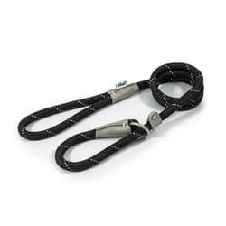 Ancol Viva slip lead 1.2m x 12mm(up to 50kg dog) - Black