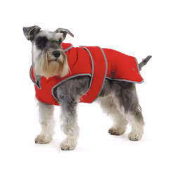 Muddy Paws Stormguard Fleece Lined Coat & Chest Protector Red Large