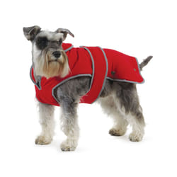 Muddy Paws Stormguard Fleece Lined Coat & Chest Protector Red Xlarge