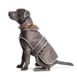 Muddy Paws Stormguard Fleece Lined Coat & Chest Protector Chocolate Medium