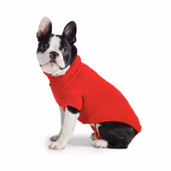 Ancol Pet Products Muddy Paws Cable Knit Dog Sweater - Large, Red