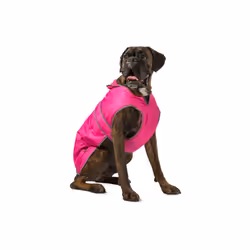 Muddy Paws Stormguard Fleece Lined Coat & Chest Protector Pink Large