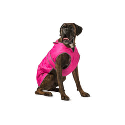 Muddy Paws Stormguard Fleece Lined Coat & Chest Protector Pink Large