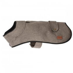 Ancol Heritage Dog Coat - 60cm, Brown Herringbone