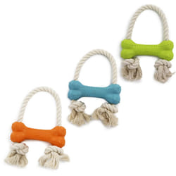 Ancol Made From Rice Bone Dog Toy Helps Strengthen Dogs Teeth Assorted