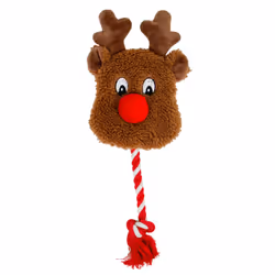 Ancol Ropey Rudolf Dog Toy For Cuddling & Playing Ropey Leg