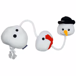 Ancol Seb The Ropey Snowman Christmas Dog Toy For Tugging & Cuddling