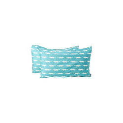 Scion Mr Fox Standard pillow case pairs, Teal