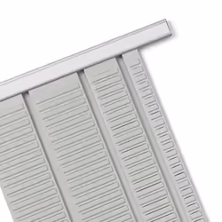 Nobo T-Card Panels Metal 32 Slot Size 4, Metal, Grey, Portrait, 128 mm, 655 mm, 370 g
