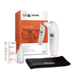 Kinetik ET100A digital body thermometer Contact thermometer White Ear Buttons