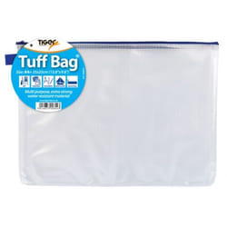 Tiger Tuff Bag Polypropylene A4+ 500 Micron Clear with Assorted Colour
