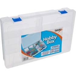 Tiger Hobby Box Polypropylene Clear. ONE BOX