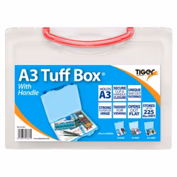 Tiger Tuff Box Polypropylene A3 Clear - 301361