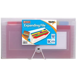 Tiger Rainbow Expanding File Polypropylene DL 7 Part Clear - 301798