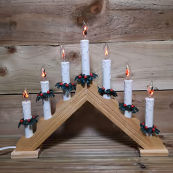 Premier Flickering Candle Bridge Pine - LI98031
