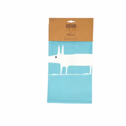 Scion Mr Fox Teal and White Set of 2 Tea Towels
