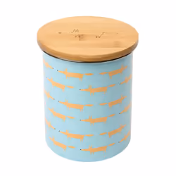 Scion Mr Fox Biscuit Storage Jar, Blue