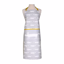 Scion Mr Fox Light Grey Apron