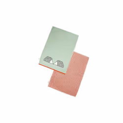 Scion Living Spike Set of 2 Tea Towels Sage