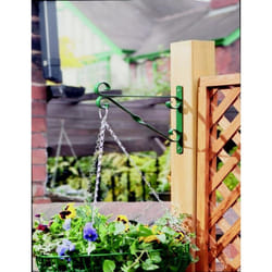 Ambassador Steel Hanging Basket Bracket - 25cm, Green